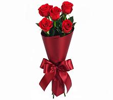 Букет 5 Красных роз Эдлесс Лав в Молочном Вологодской области