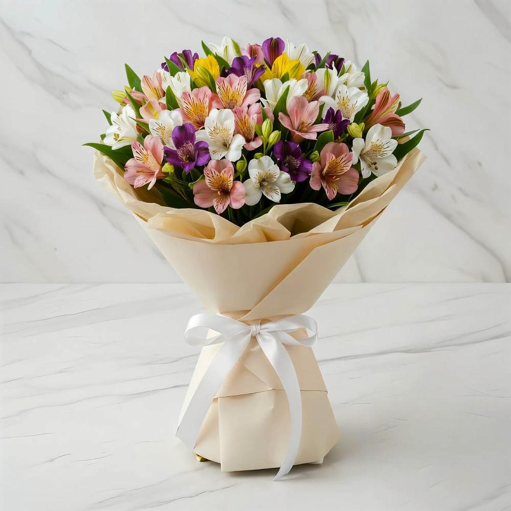 Букет цветов из: Альстромерии в Молочном Вологодской области