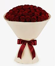 Букет 101 Бордовая роза Блэк Бакарра в Молочном Вологодской области