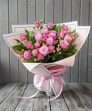 Букет Розовый кустик #REPLACE_PRED# Молочном Вологодской области