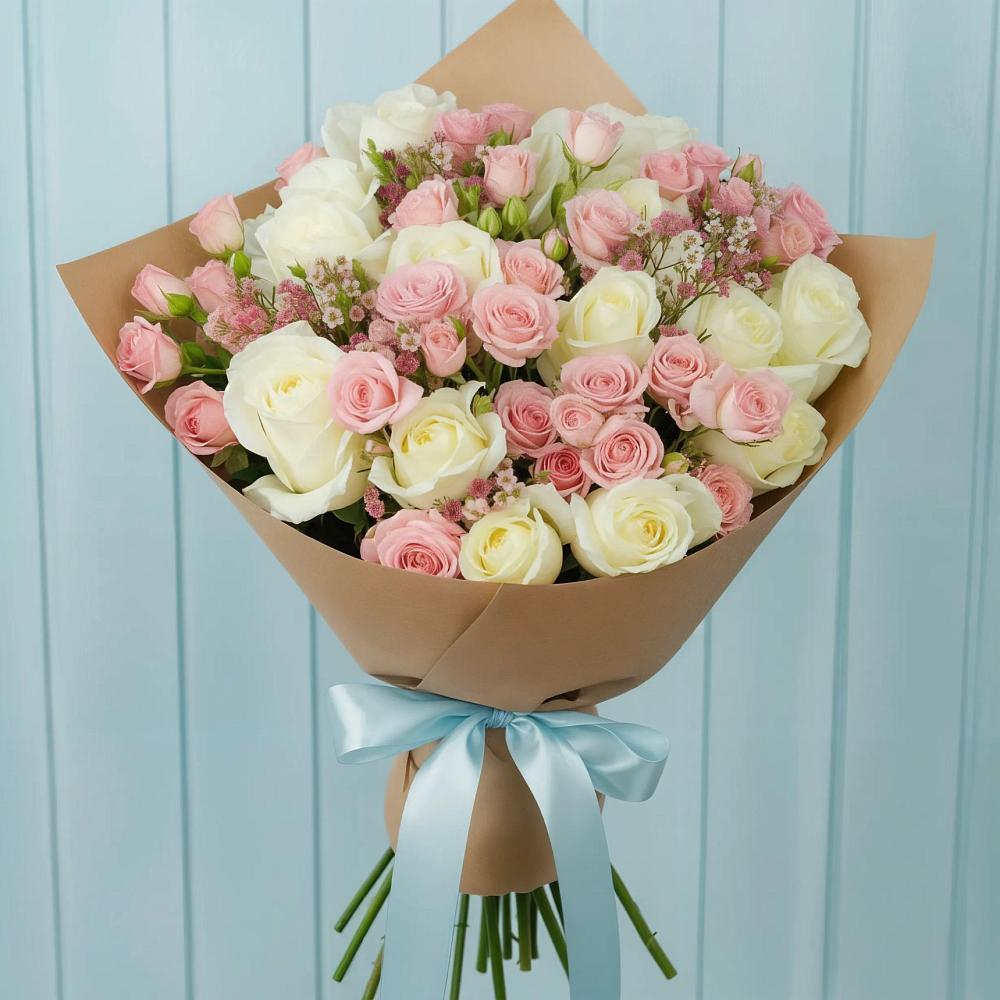 Букет цветов из: Розы в Молочном Вологодской области