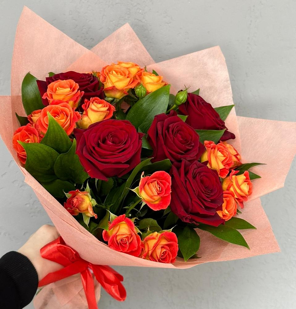 Букет Любовь и восторг в Молочном Вологодской области