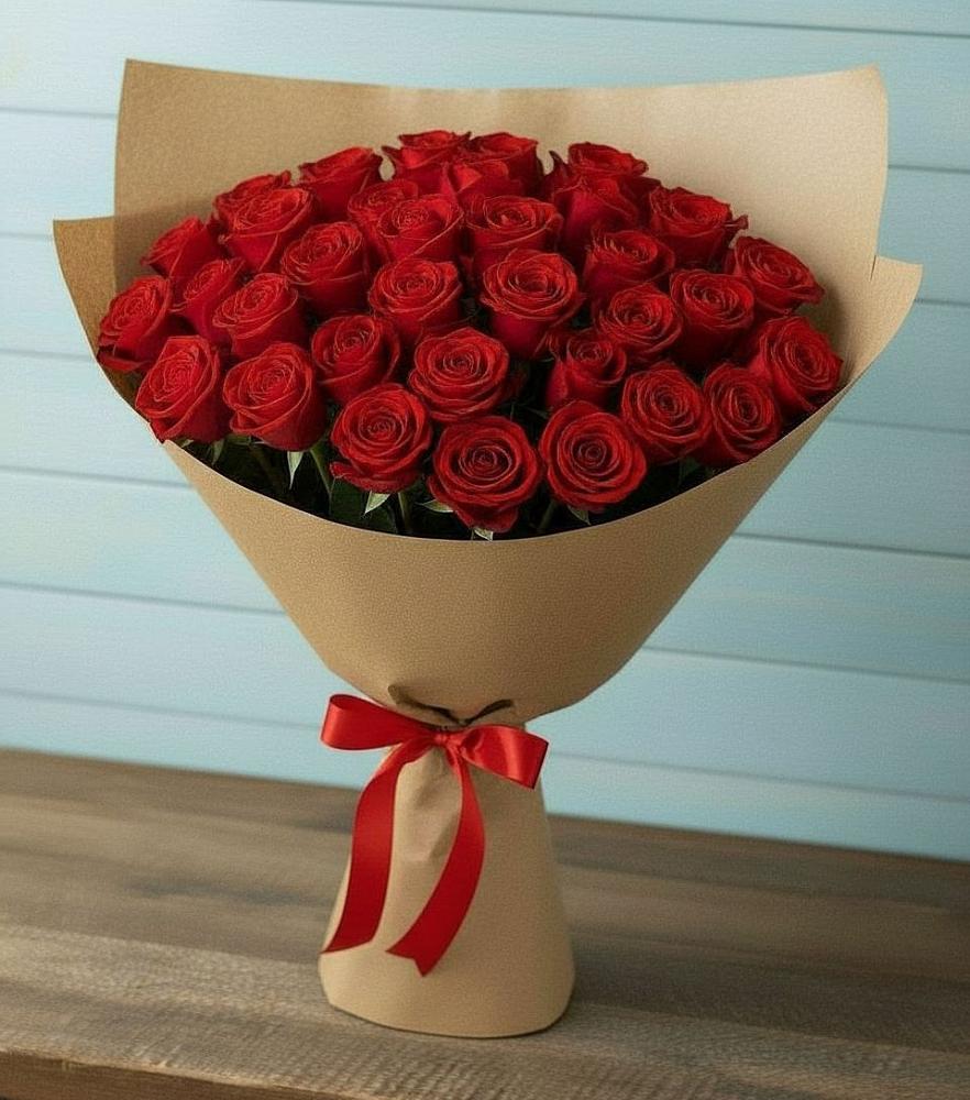 Букет Красные розы Милано в Молочном Вологодской области