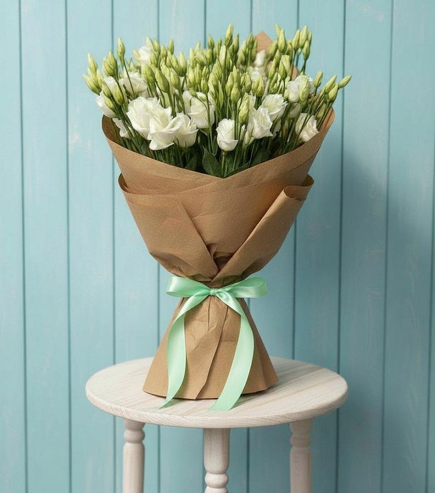 Букет цветов из: Лизиантусы в Молочном Вологодской области