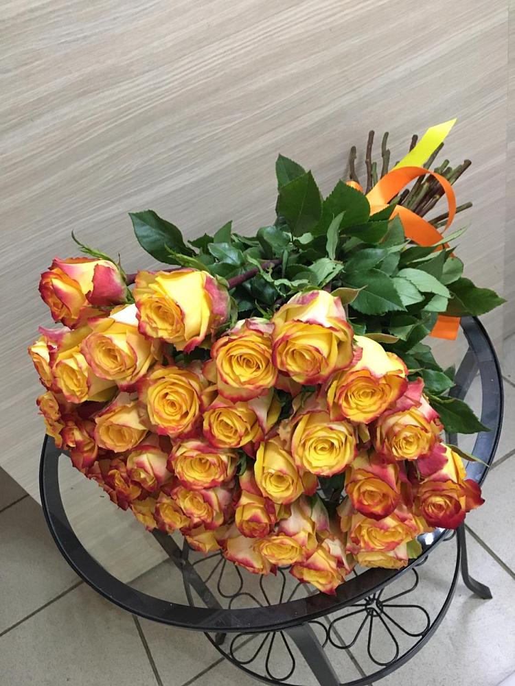 Букет Желтые розы в Молочном Вологодской области