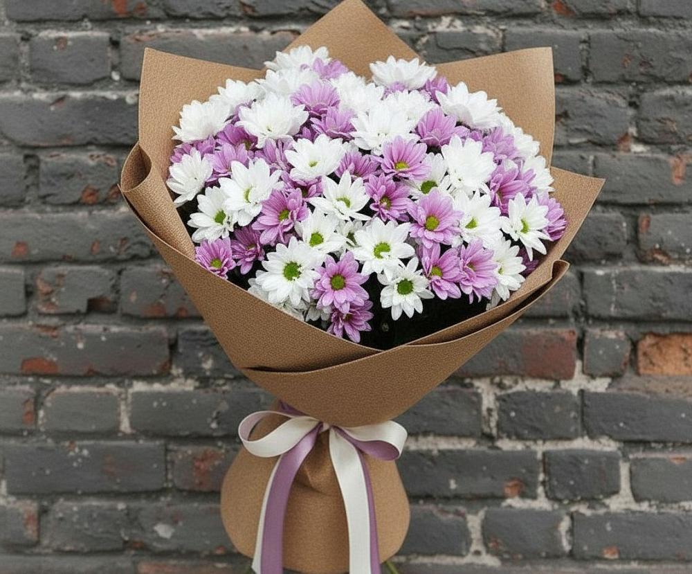 Букет цветов из: Хризантемы в Молочном Вологодской области