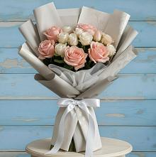 Букет цветов из:  Розы в Молочном Вологодской области