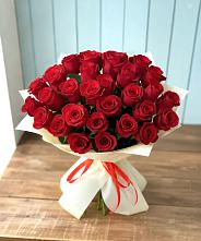 Букет 29 Красных роз в Молочном Вологодской области