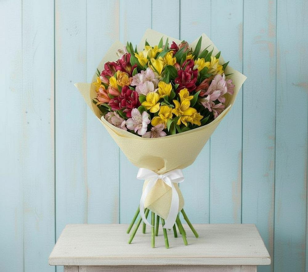 Букет цветов из: Альстромерии в Молочном Вологодской области
