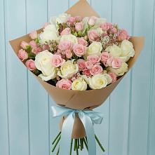 Букет цветов из:  Розы в Молочном Вологодской области